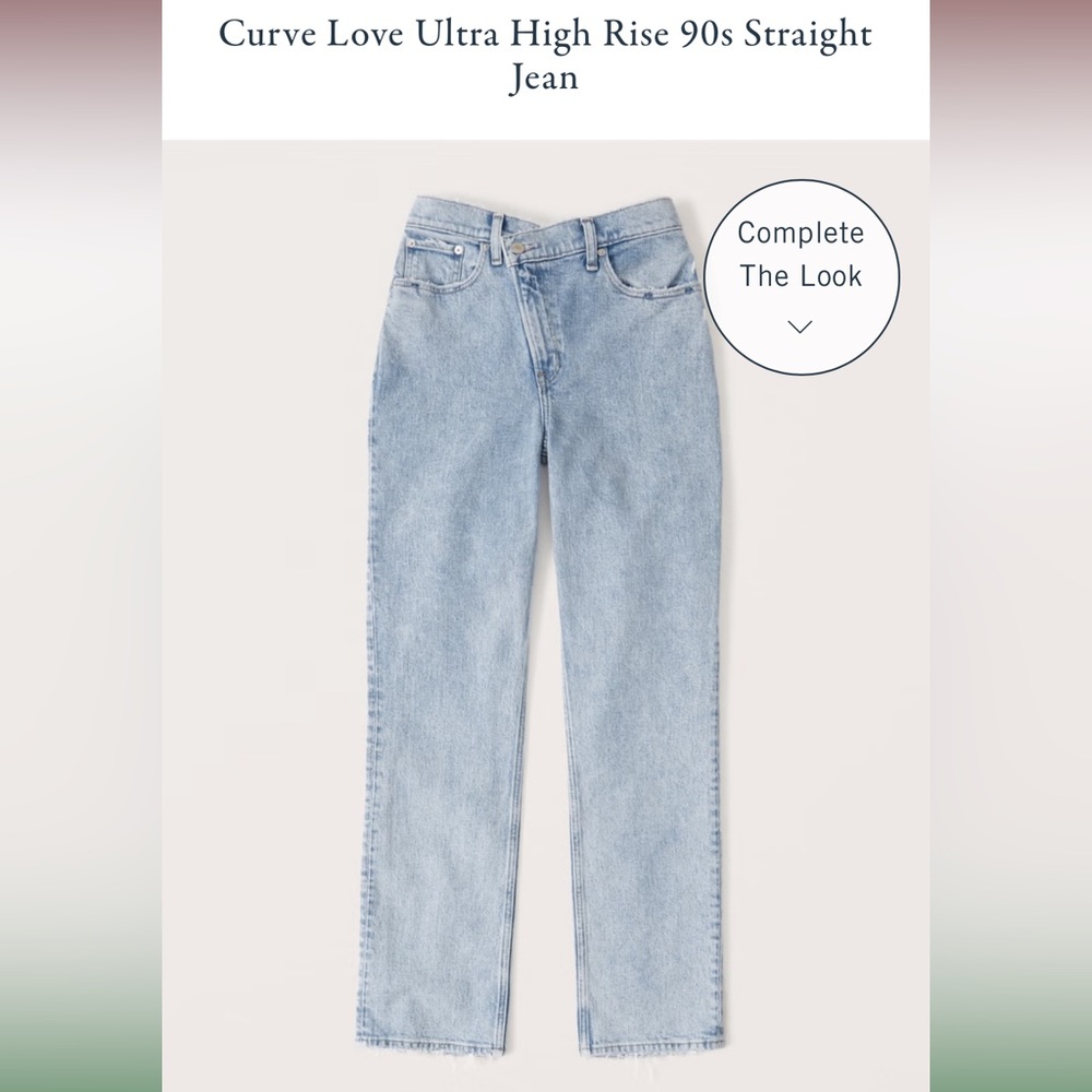 Curve Love Ultra High Rise 90s Straight Jean